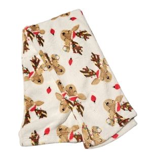 Fuzzy Rudolph Sleep Pants